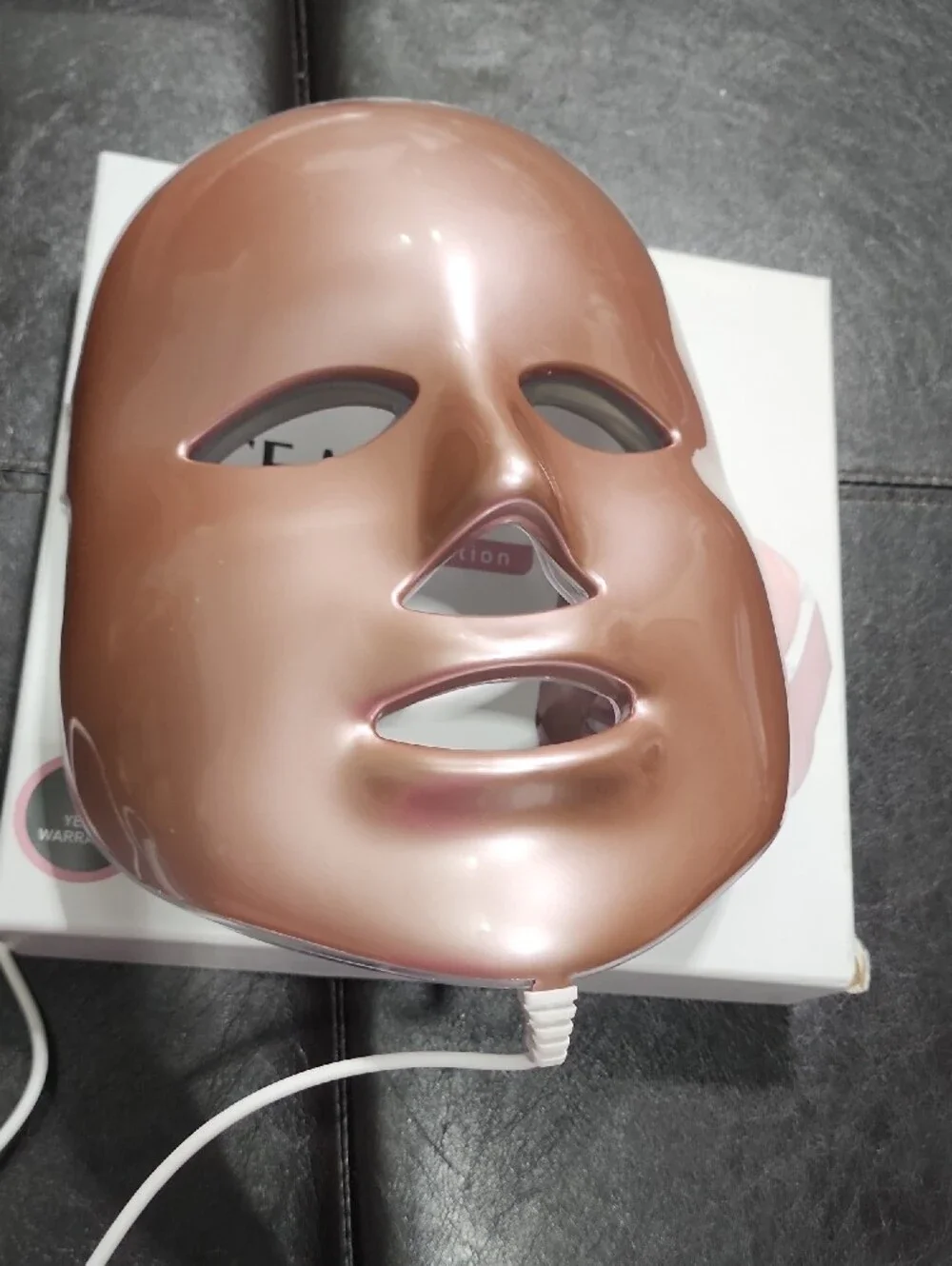 LED Facial Mask for Skin Rejuvenation - Rose Gold